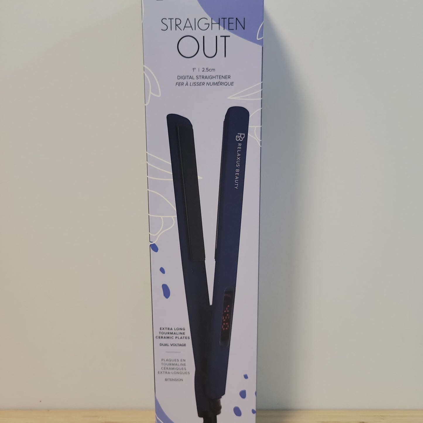 Fer plat 1" BLEU | Relaxus Beauty