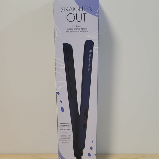 Fer plat 1" BLEU | Relaxus Beauty