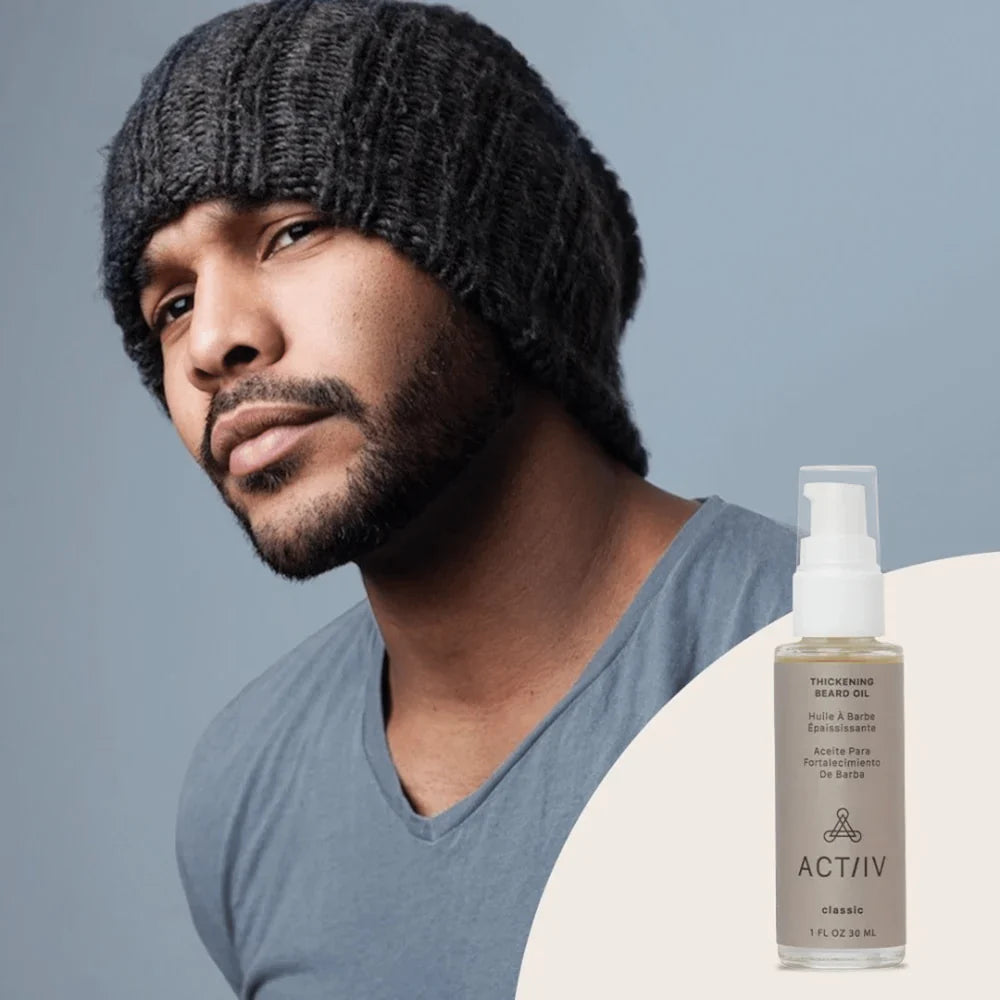 Huile À Barbe Épaississante Classique 30ML | ACT/IV | Soin capillaire