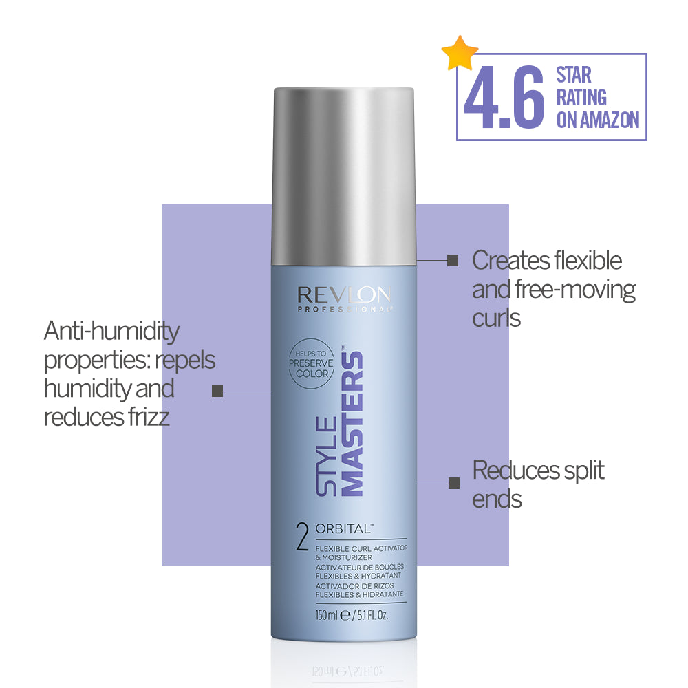 Activateur de boucles flexibles et hydratant 150ML | Style master | Revlon ORBITAL