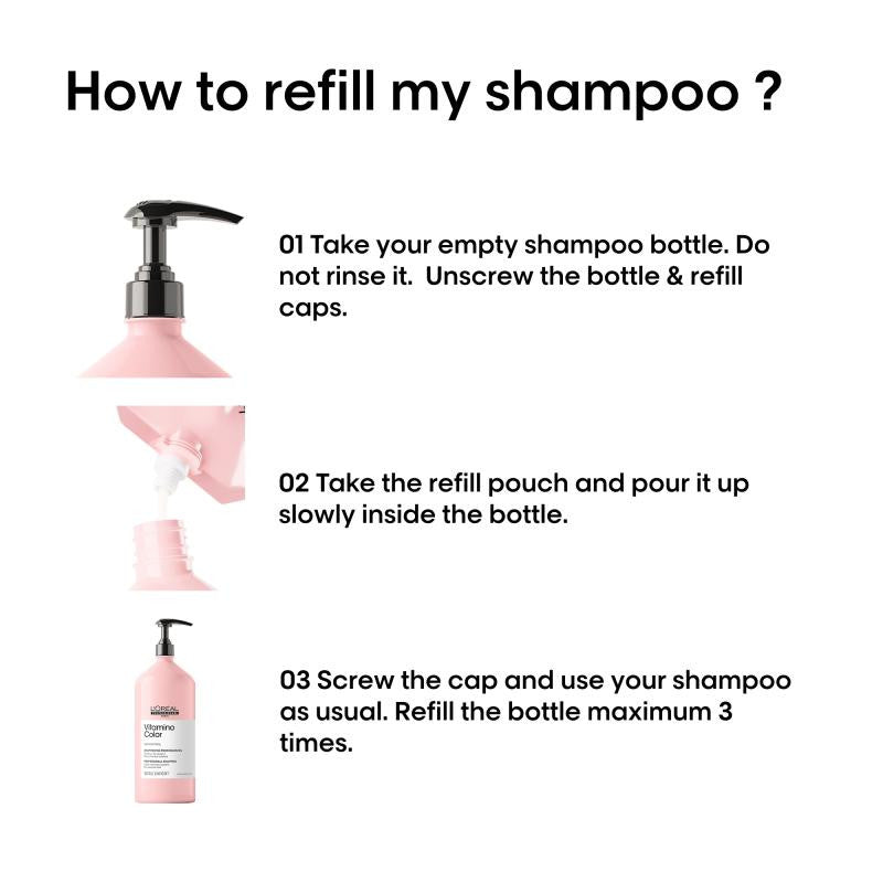 Vitamino Color - Shampoing 1L - RECHARGE | L'ORÉAL