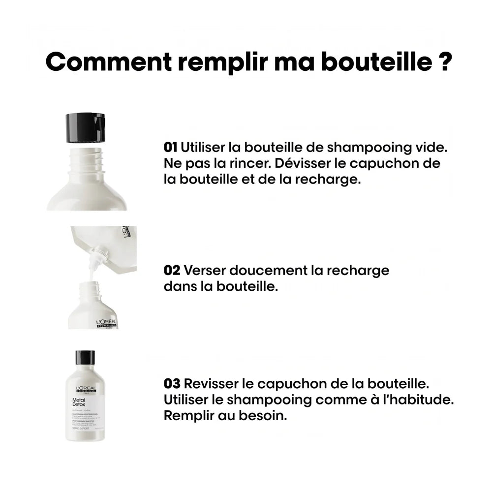 Shampoing Metal Detox (Recharge) - 500ML | L'Oréal Professionnel