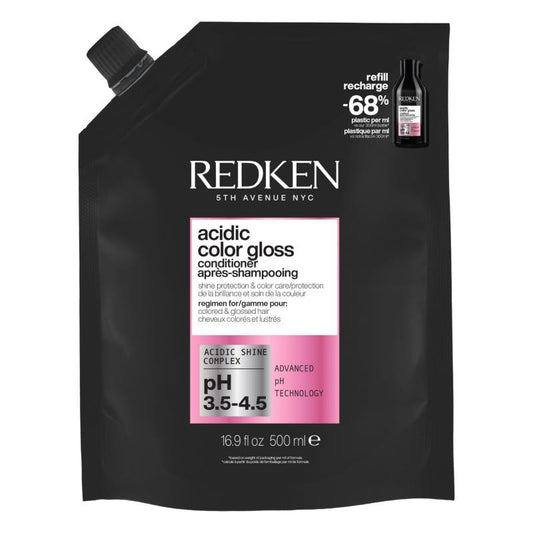 Acidic Color Gloss Revitalisant Pochette (RECHARGE) 500ML | REDKEN