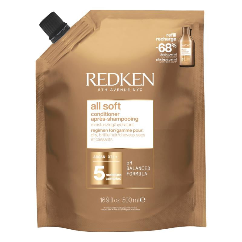 All Soft Revitalisant Pochette (recharge) 500ML | REDKEN