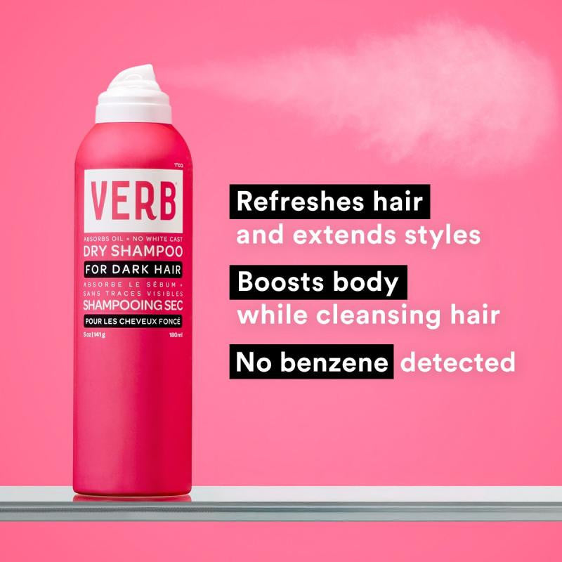 Verb Shampoing sec - Cheveux foncés 355ML !*!