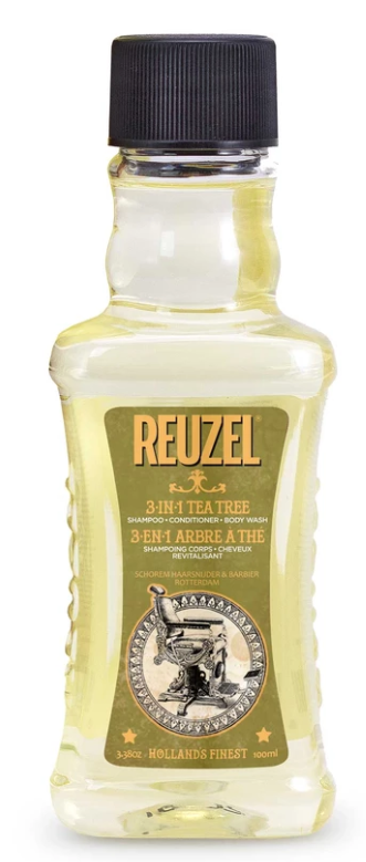 Reuzel 3-en-1 Arbre à thé Shampooing corps-cheveux-revitalisant 100ML